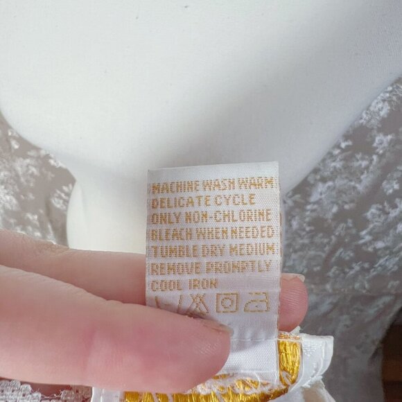 Vintage Barbizon Pink Satin Nightgown Lace Trim Bow Coquette 1980s Size M - Picture 8 of 10